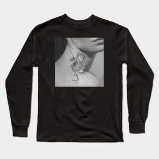 Snake and flowers Long Sleeve T-Shirt